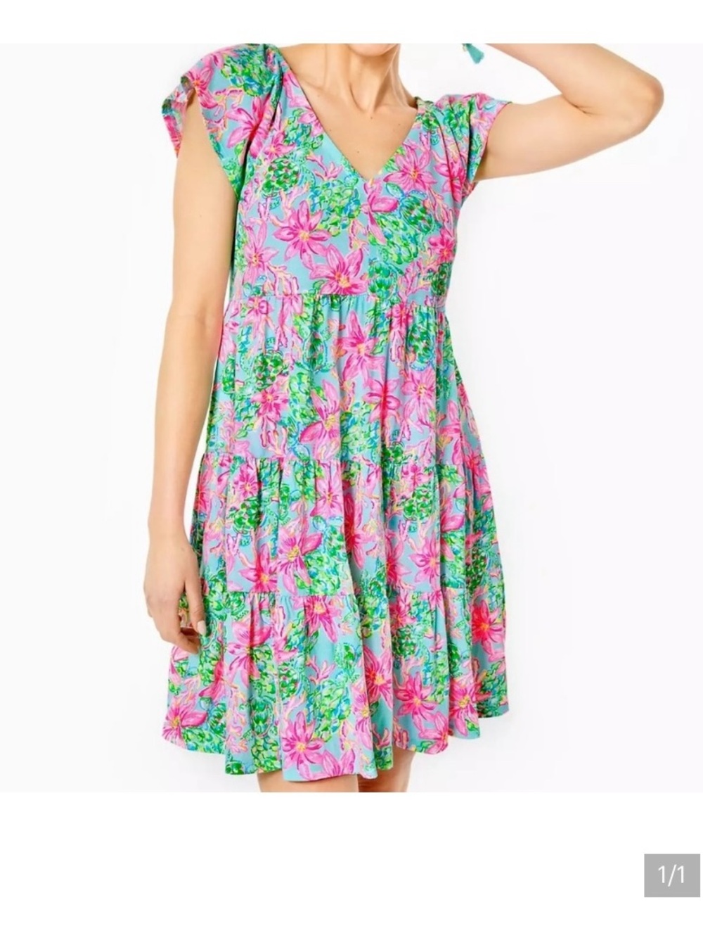 Lilly Pulitzer Kawai Flutter Sleeve Dress